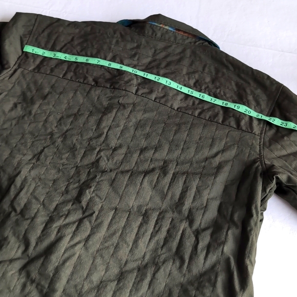 Cotopaxi Reversible Salto Insulated Flannel Jacket Plaid Blue Green Men's XL - Picture 6 of 11